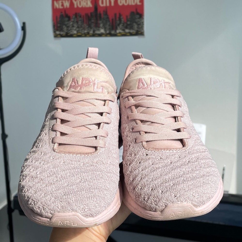 APL techLoom Phantom pink sneakers running shoes size 5.5